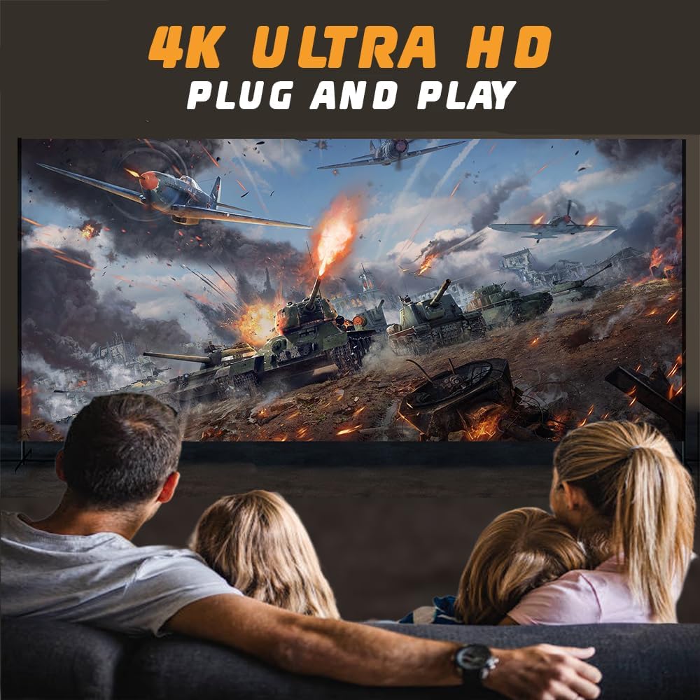 P30 Max Smart 4K Android 11 Portable Gaming Projector A