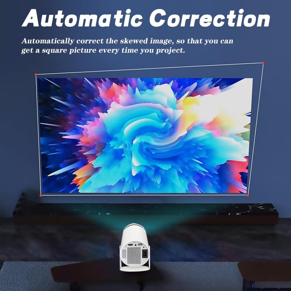 P30 Max Smart 4K Android 11 Portable Gaming Projector B