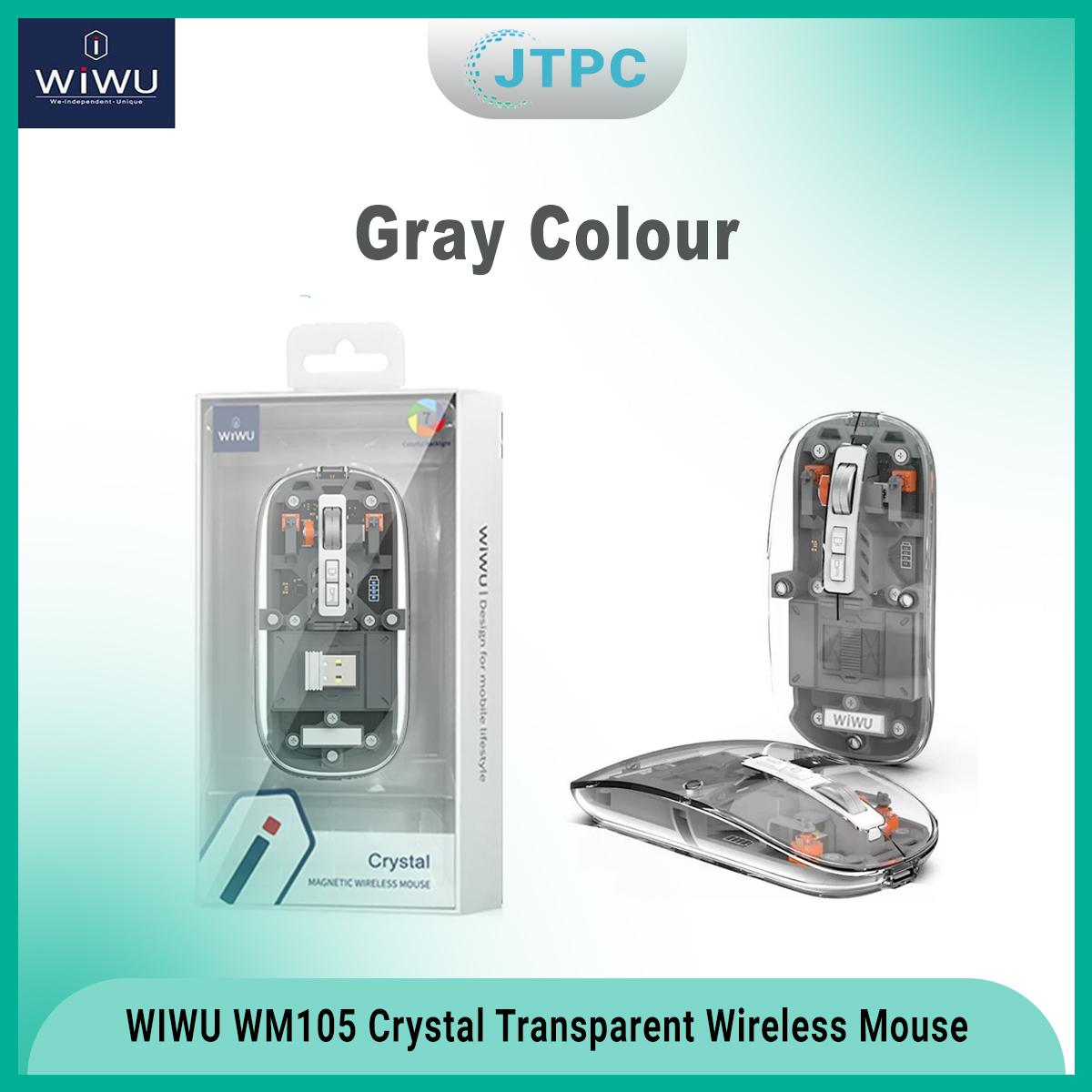 Trendy Hot Selling Wiwu Crystal Transparent Wireless Mouse D
