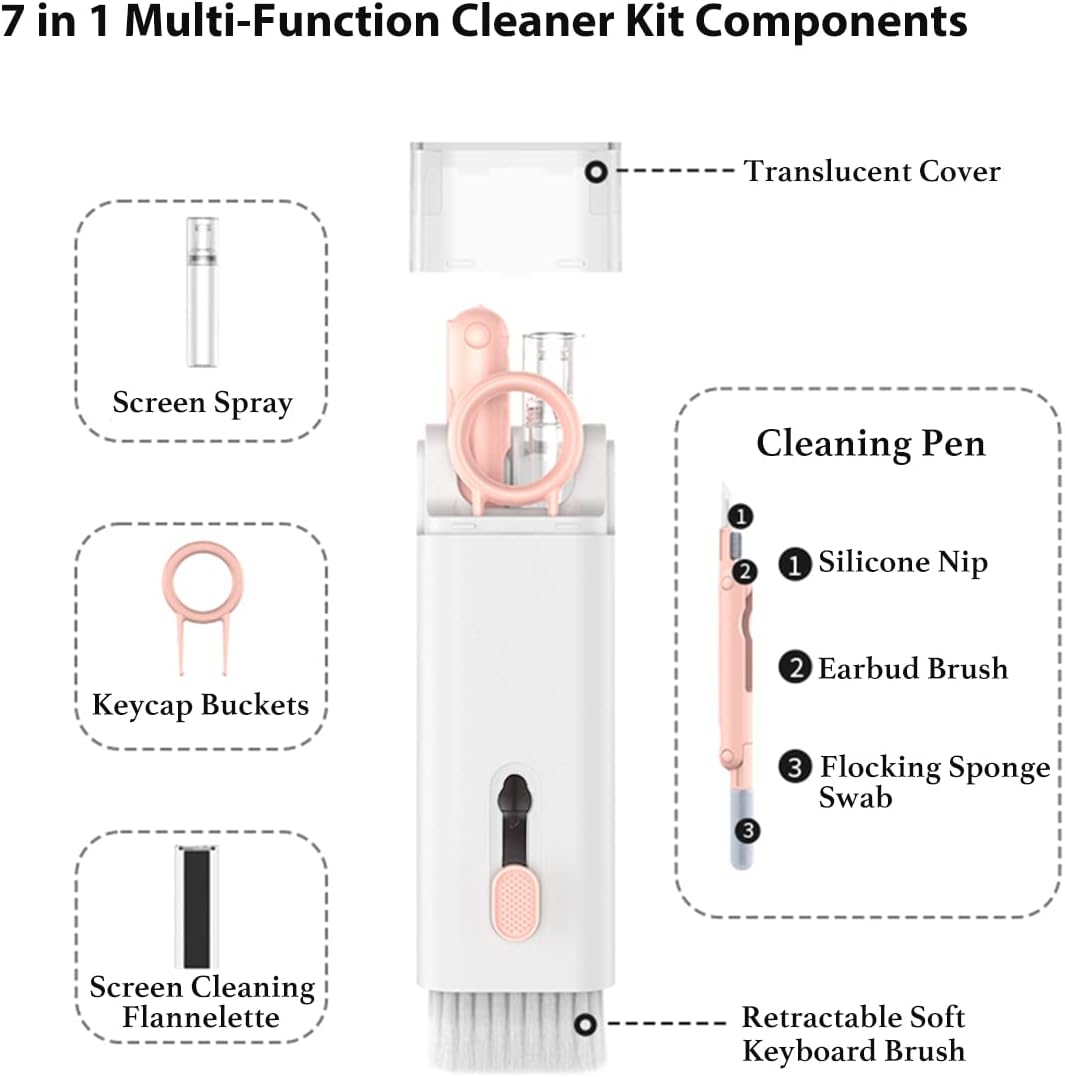 7 In 1 Computer Keyboard Cleaner Brush Kit D 7 In 1 Computer Keyboard Cleaner Brush Kit D
