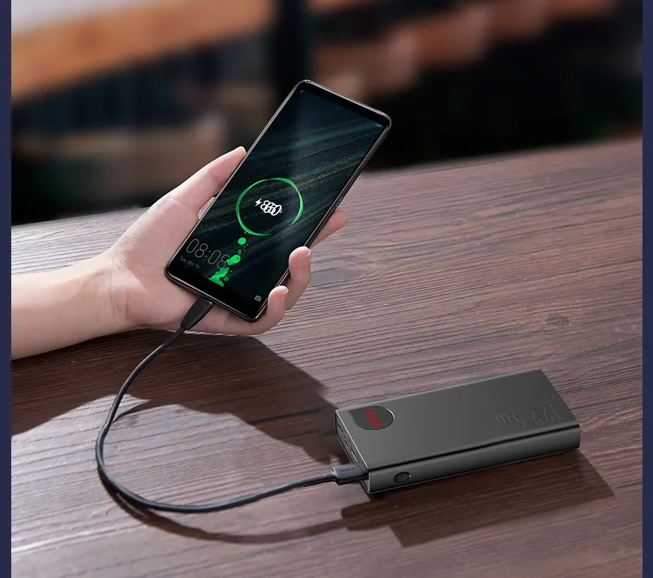 Baseus 22 5W Adaman 20000Mah Power Bank B Baseus 22 5W Adaman 20000Mah Power Bank B