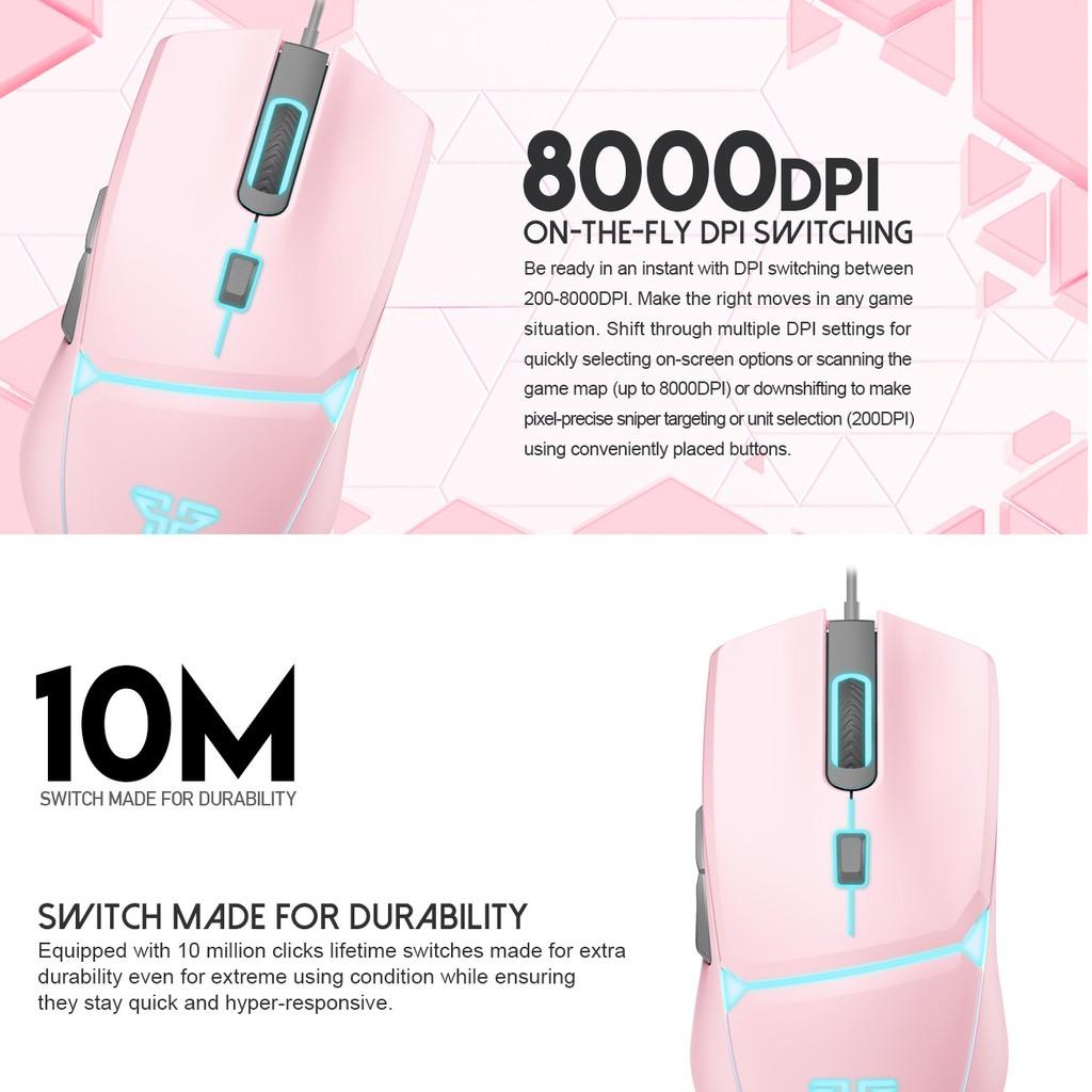Fantech Crypto Vx7 Sakura Edition Wired Gaming Mouse B