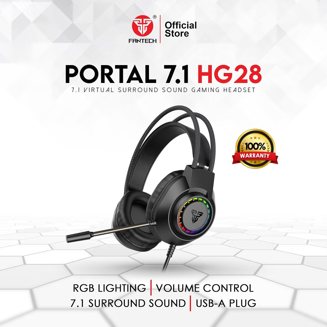 Fantech Portal 7 1 Hg28 Rgb Wired Gaming Headphone A Fantech Portal 7 1 Hg28 Rgb Wired Gaming Headphone A