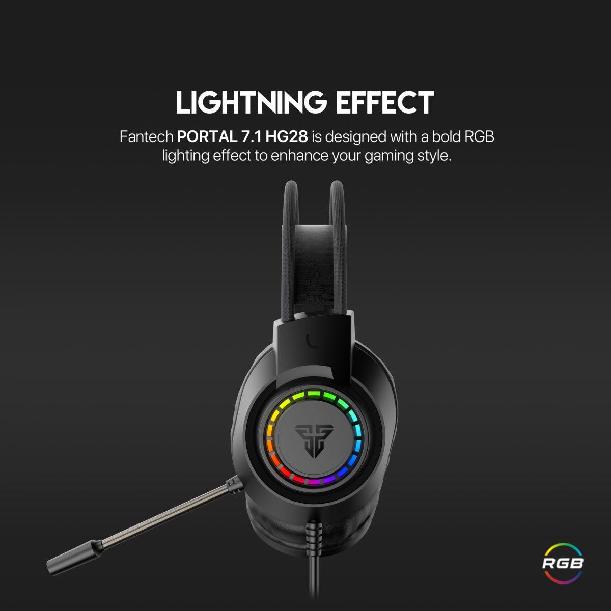 Fantech Portal 7 1 Hg28 Rgb Wired Gaming Headphone F Fantech Portal 7 1 Hg28 Rgb Wired Gaming Headphone F