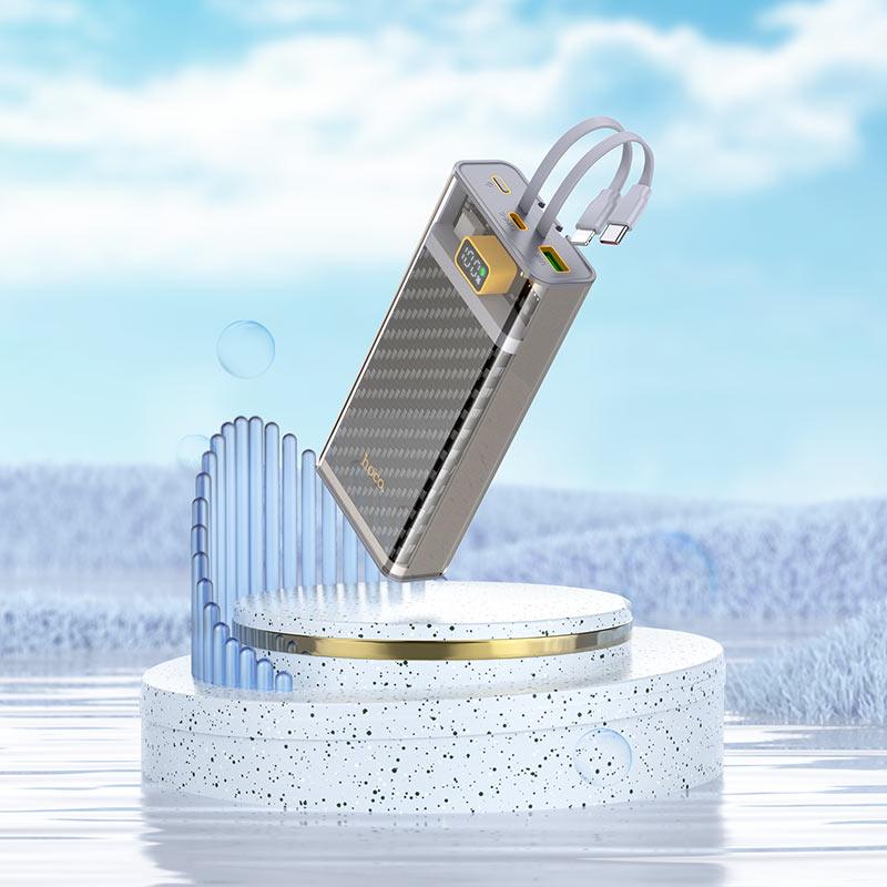 Hoco J104A 22 5W Fully Compatible Power Bank With Cable (20000Mah) B Hoco J104A 22 5W Fully Compatible Power Bank With Cable (20000Mah) B