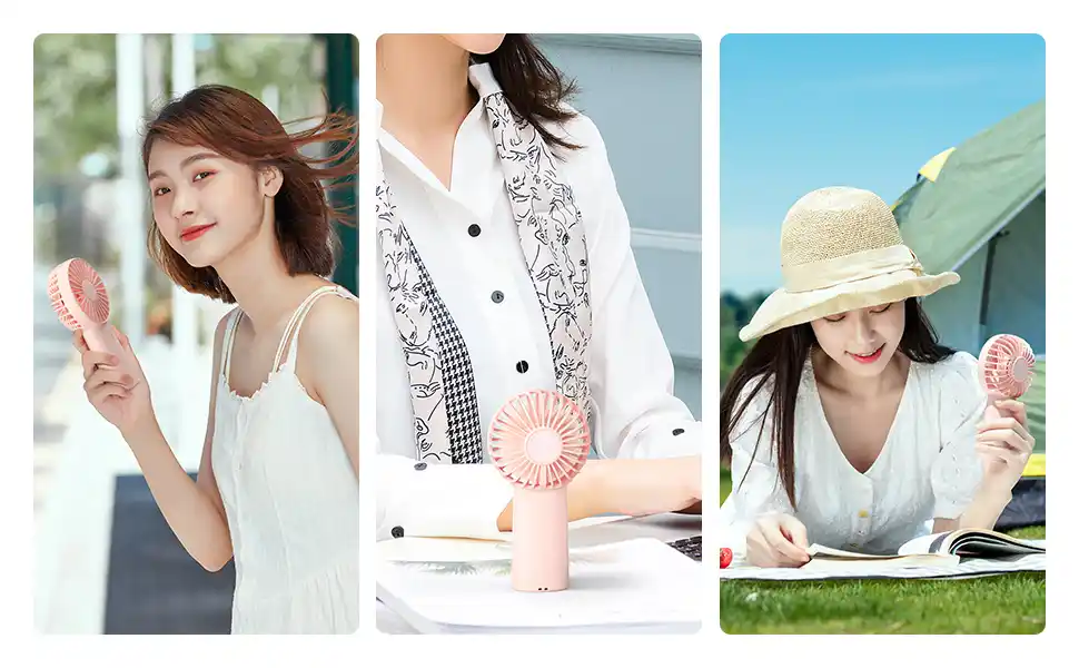 Jisulife Fa20X Turbocharged Portable Handheld Fan With 4000Mah Battery B