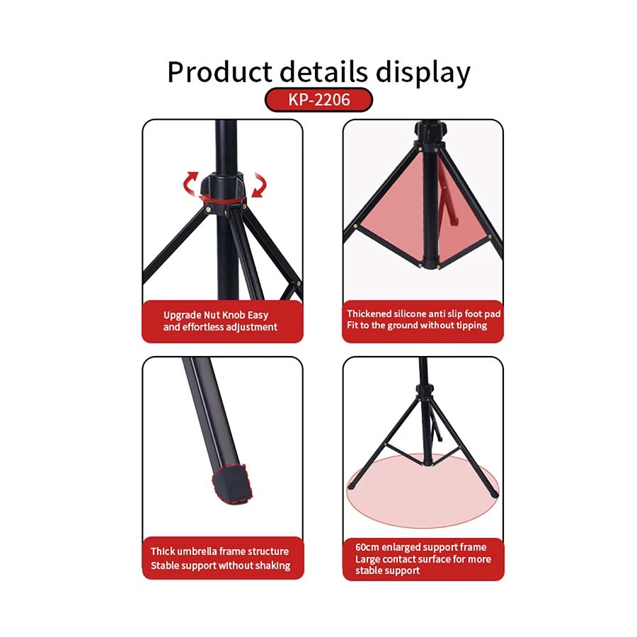 Jmary Kp 2206 Camera Phone Selfie Stick Tripod B