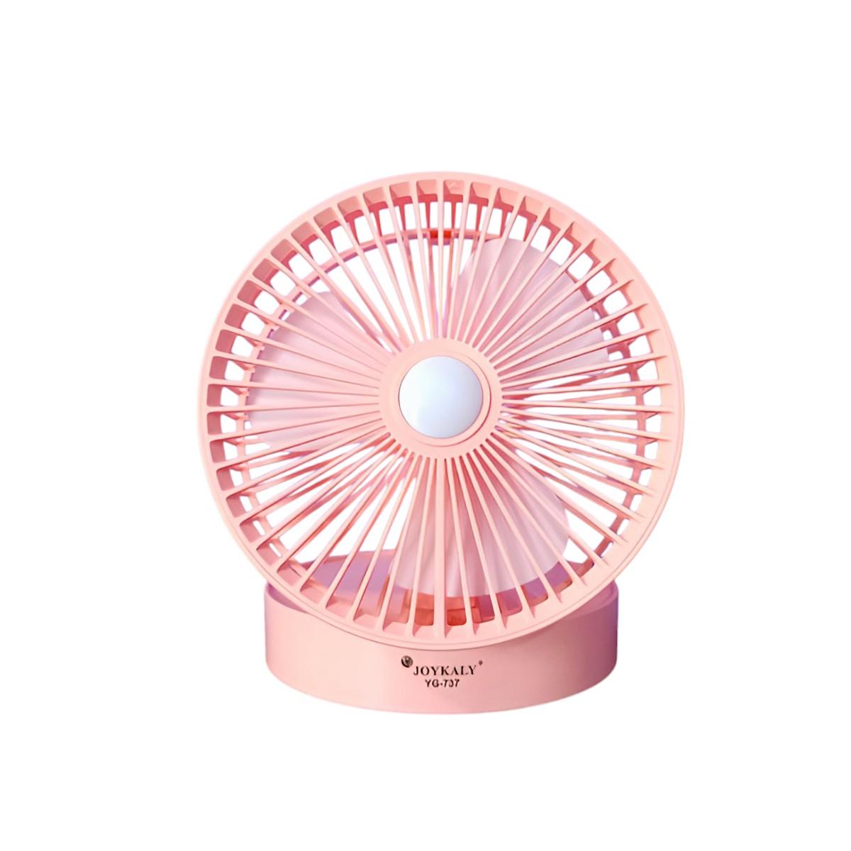 Joykaly Yg 737 Rechargeable Table Fan With Led Light A Joykaly Yg 737 Rechargeable Table Fan With Led Light A
