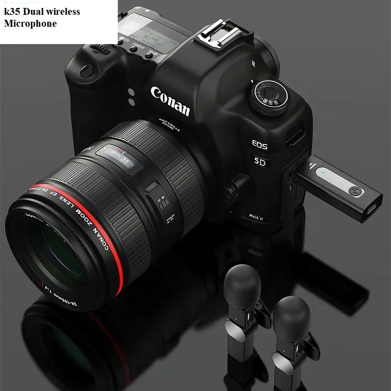 K35 Dual Wireless Microphone For 3 5Mm D K35 Dual Wireless Microphone For 3 5Mm D