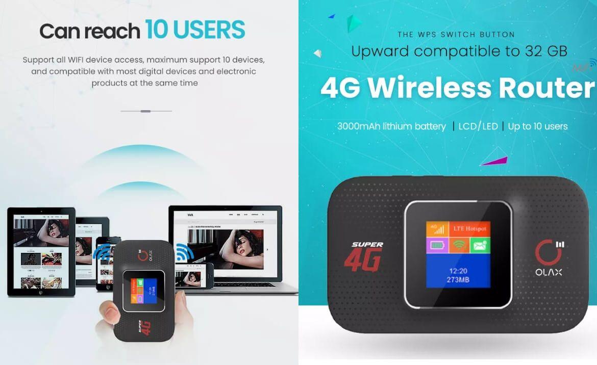 Olax Mf982 4G Lte Pocket Router A Olax Mf982 4G Lte Pocket Router A