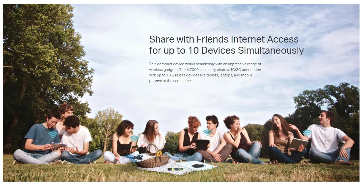 Tp Link M7000 150 Mbps 4G Pocket Router C Tp Link M7000 150 Mbps 4G Pocket Router C