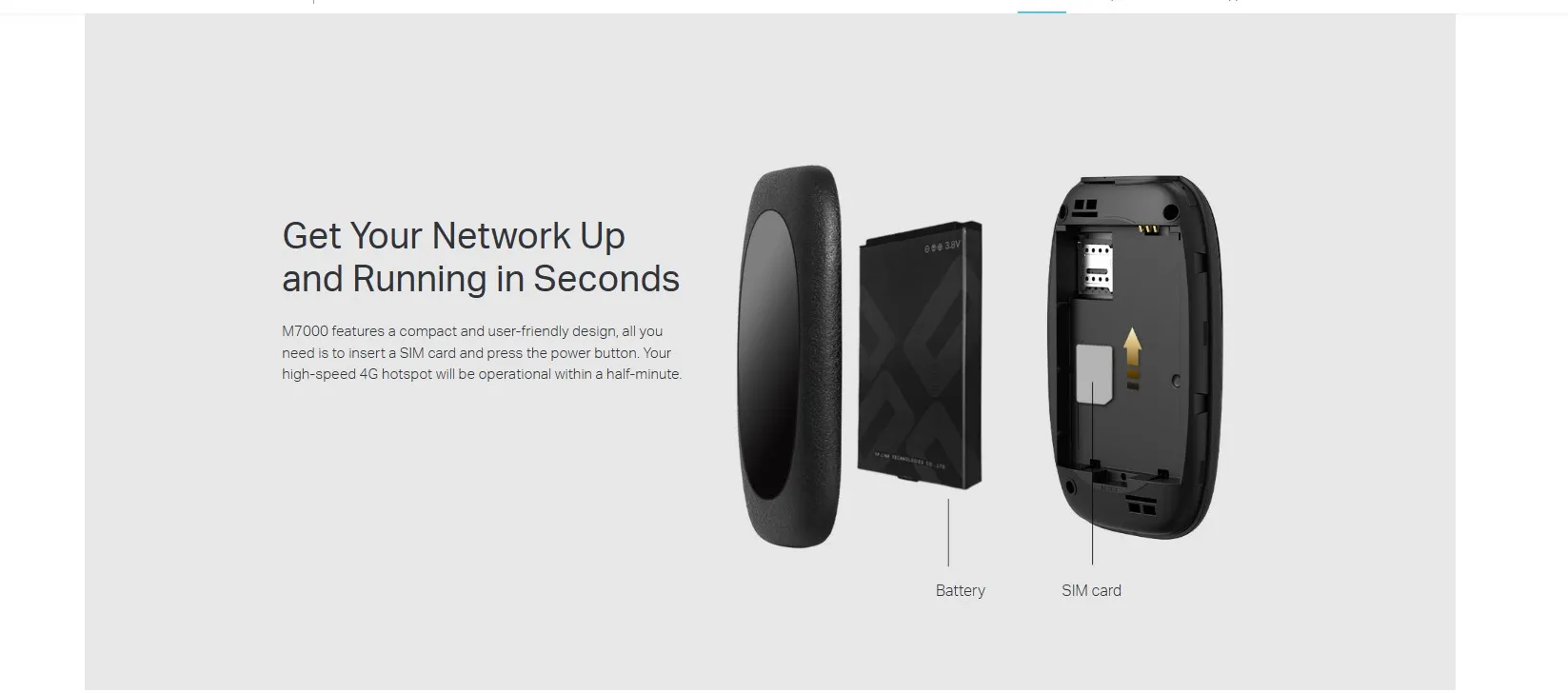 Tp Link M7000 150 Mbps 4G Pocket Router E Tp Link M7000 150 Mbps 4G Pocket Router E