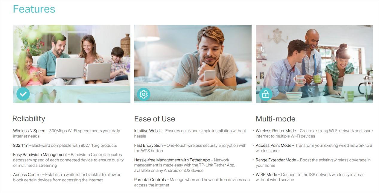 Tp Link Tl Wr840N 300 Mbps Ethernet Single Band Wi Fi Router E
