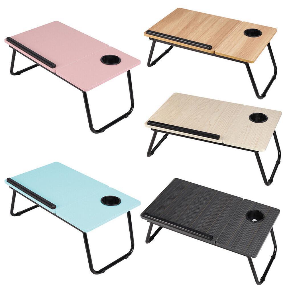 Tiltable And Foldable Double Head Laptop Table B