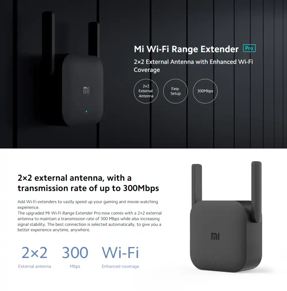 Xiaomi Mi Wifi Repeater Pro 300Mbps A