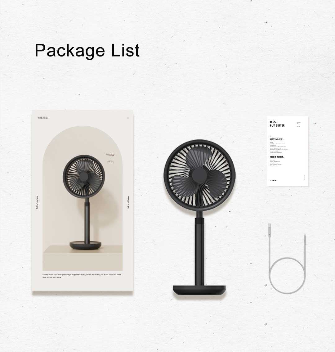 Xiaomi Solove F5 Pro Rechargeable Fan 4000Mah With Swing &Amp; Extendable Latest Model B