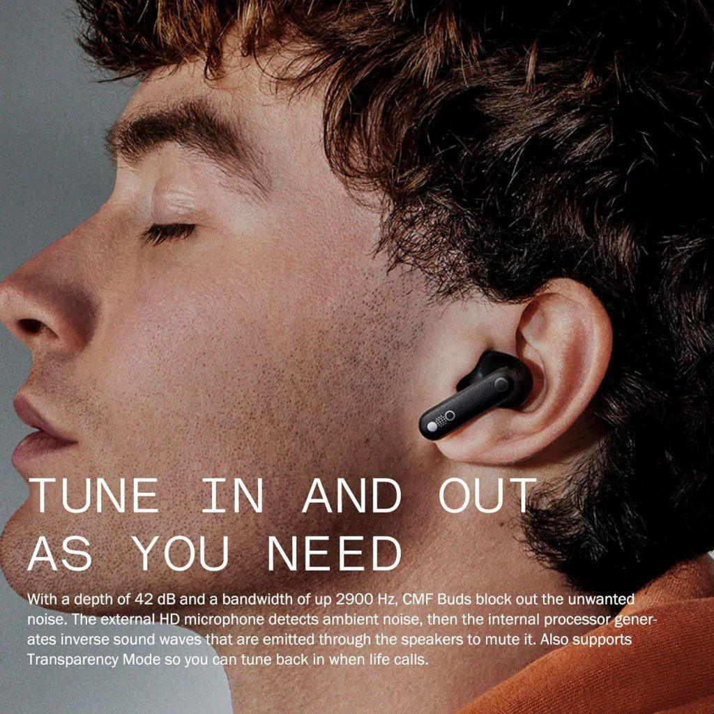Cmf Buds By Nothing 42Db Anc Earbuds B Cmf Buds By Nothing 42Db Anc Earbuds B