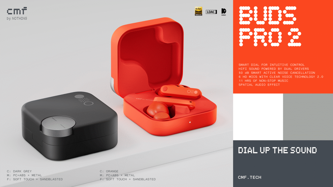 Cmf By Nothing Buds Pro 2 Anc Ldac Audio Earbuds C Cmf By Nothing Buds Pro 2 Anc Ldac Audio Earbuds C