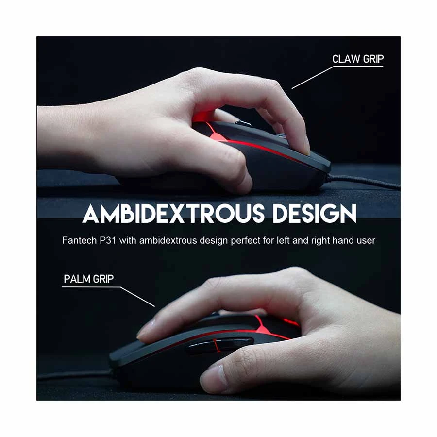 Fantech P31 Usb Wired Gaming Keyboard, Mouse &Amp; Mouse Pad Combo C