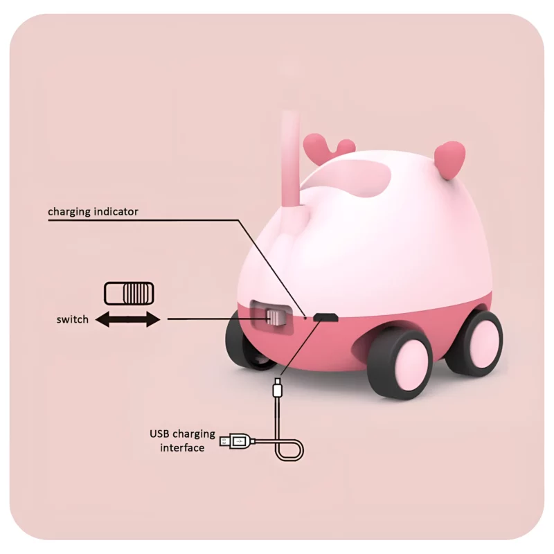 Foldable Led Study Lamp With Pen Holder &Amp; Sharpener For Kids A Foldable Led Study Lamp With Pen Holder &Amp; Sharpener For Kids A