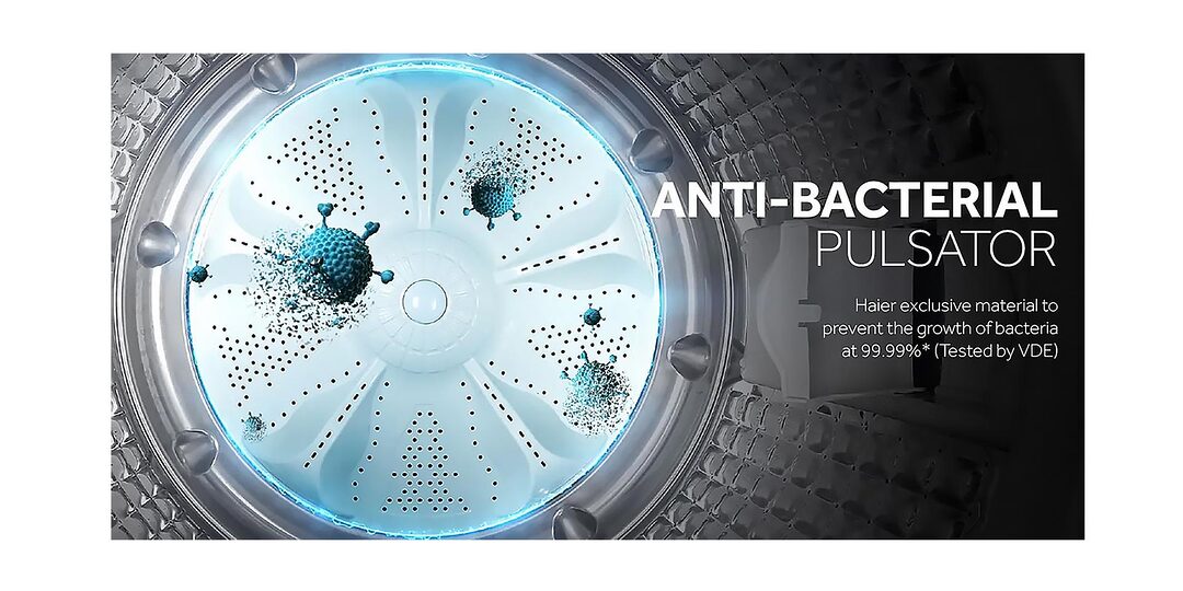 Haier Hwm80 316S6 8 Kg Top Load Washing Machine With 3D Rolling Wash A Haier Hwm80 316S6 8 Kg Top Load Washing Machine With 3D Rolling Wash A