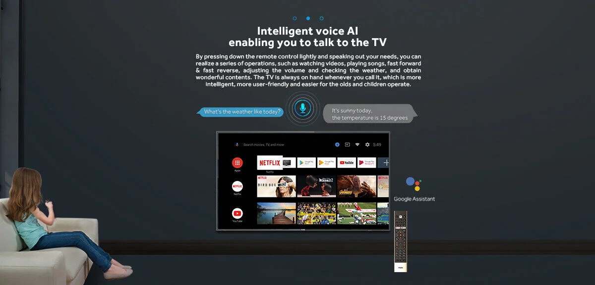 Haier H43P7Ux Official 43 Hqled Smart Google Tv F