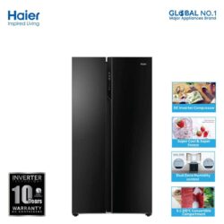 Haier HRF 680BG 630L Side by Side No Frost Refrigerator