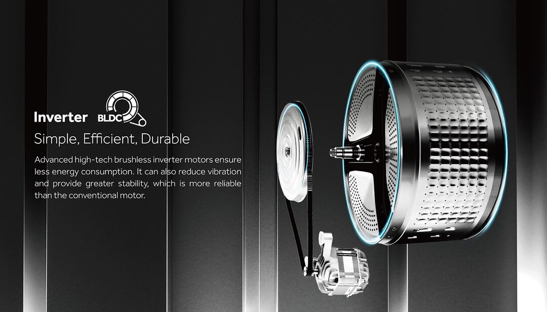 Haier Hw80 Bp12929S6 8 Kg Inverter Front Load Washing Machine A