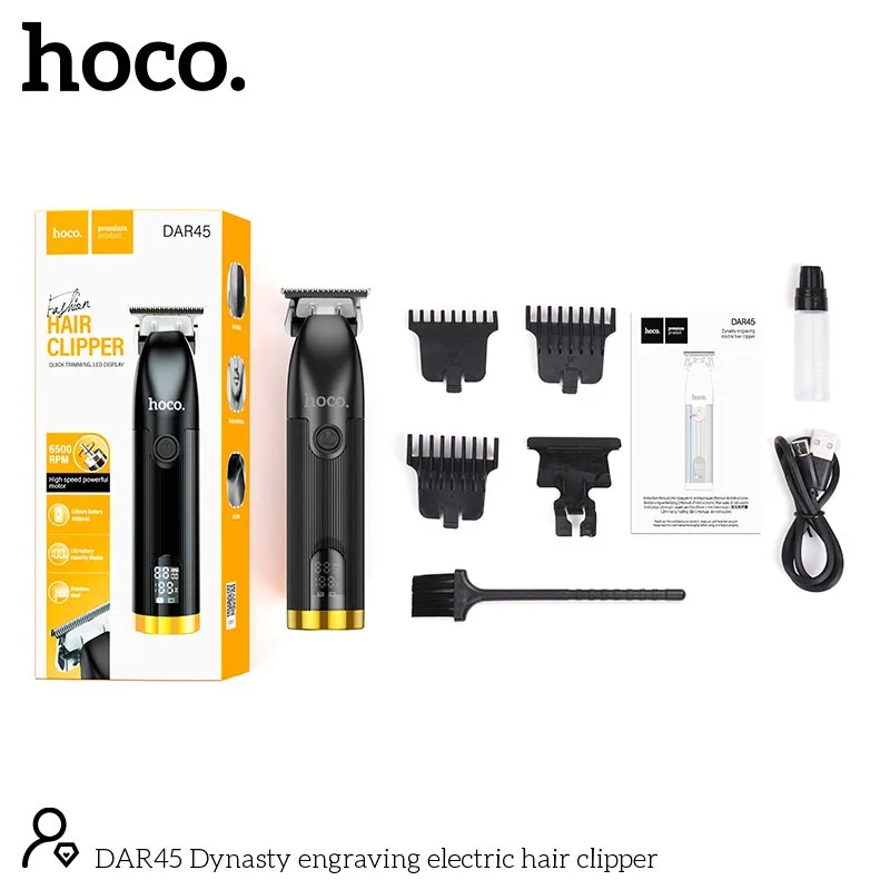 Hoco Dar45 Rechargeable Electric Hair Trimmer B Hoco Dar45 Rechargeable Electric Hair Trimmer B
