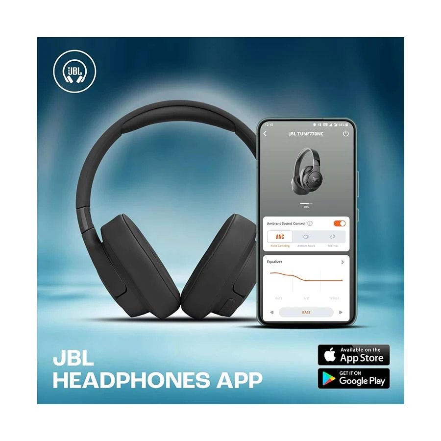 Jbl Tune 770Nc Wireless Over Ear Headphone E