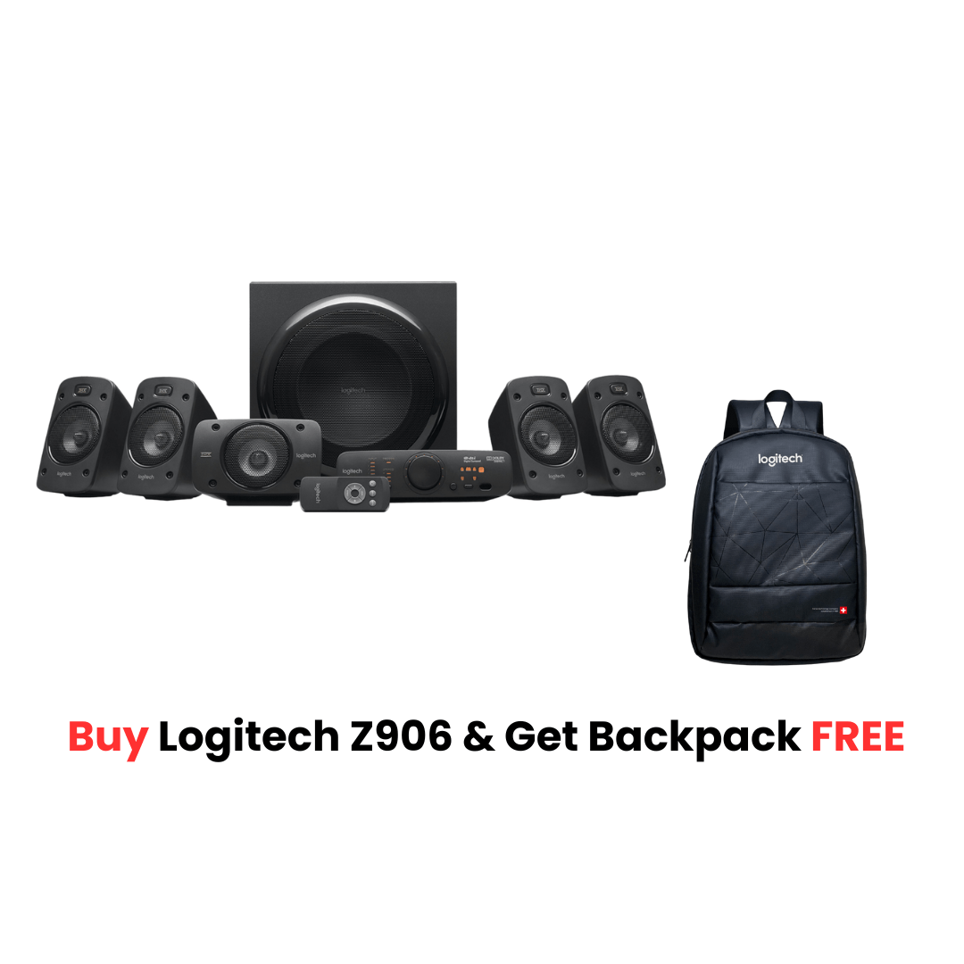 Logitech Z906, 5.1 Surround Sound Speaker System &Amp;Amp; Get Backpack Free Logitech Z906, 5.1 Surround Sound Speaker System &Amp;Amp; Get Backpack Free