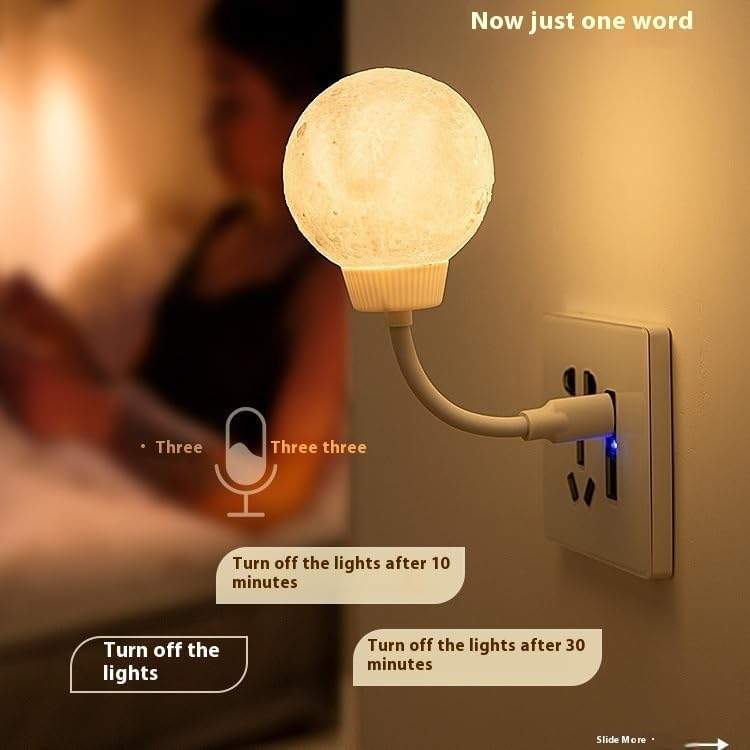Moon Light Voice Controlled Led Lamp B
