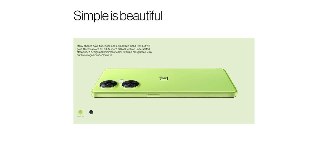 Oneplus Nord Ce 3 Lite 8Gb 256Gb Smartphone A