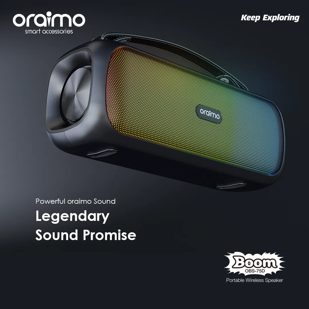 Oraimo Boom Obs 75D Portable Wireless Speaker C Oraimo Boom Obs 75D Portable Wireless Speaker C