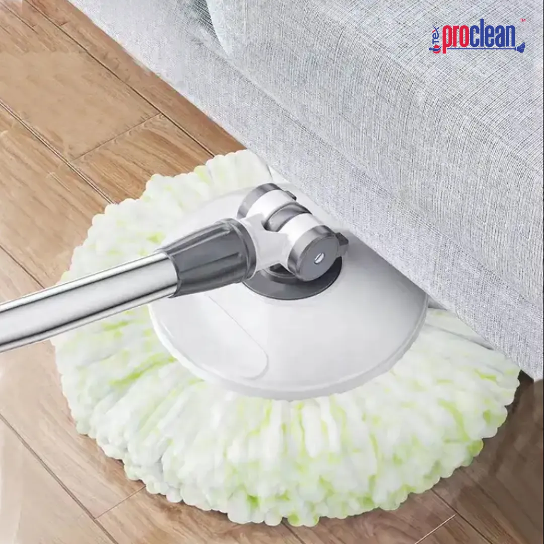 Proclean Rm 1985 Regular Microfiber Rotary Spin Mop Floor Cleaning Mop A