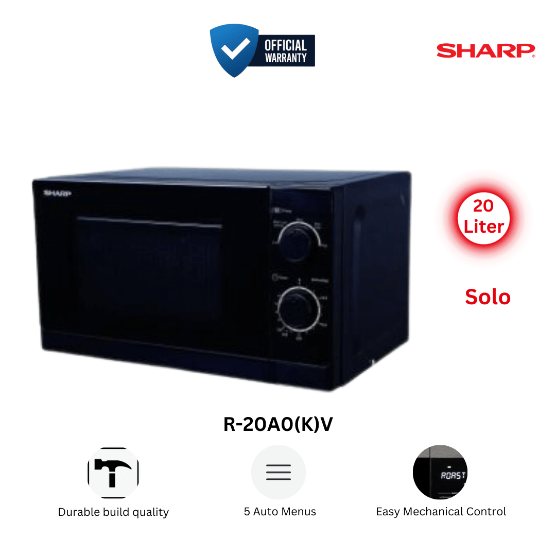 Sharp R 20A0(K)V 20 Liter Microwave Oven Sharp R 20A0(K)V 20 Liter Microwave Oven