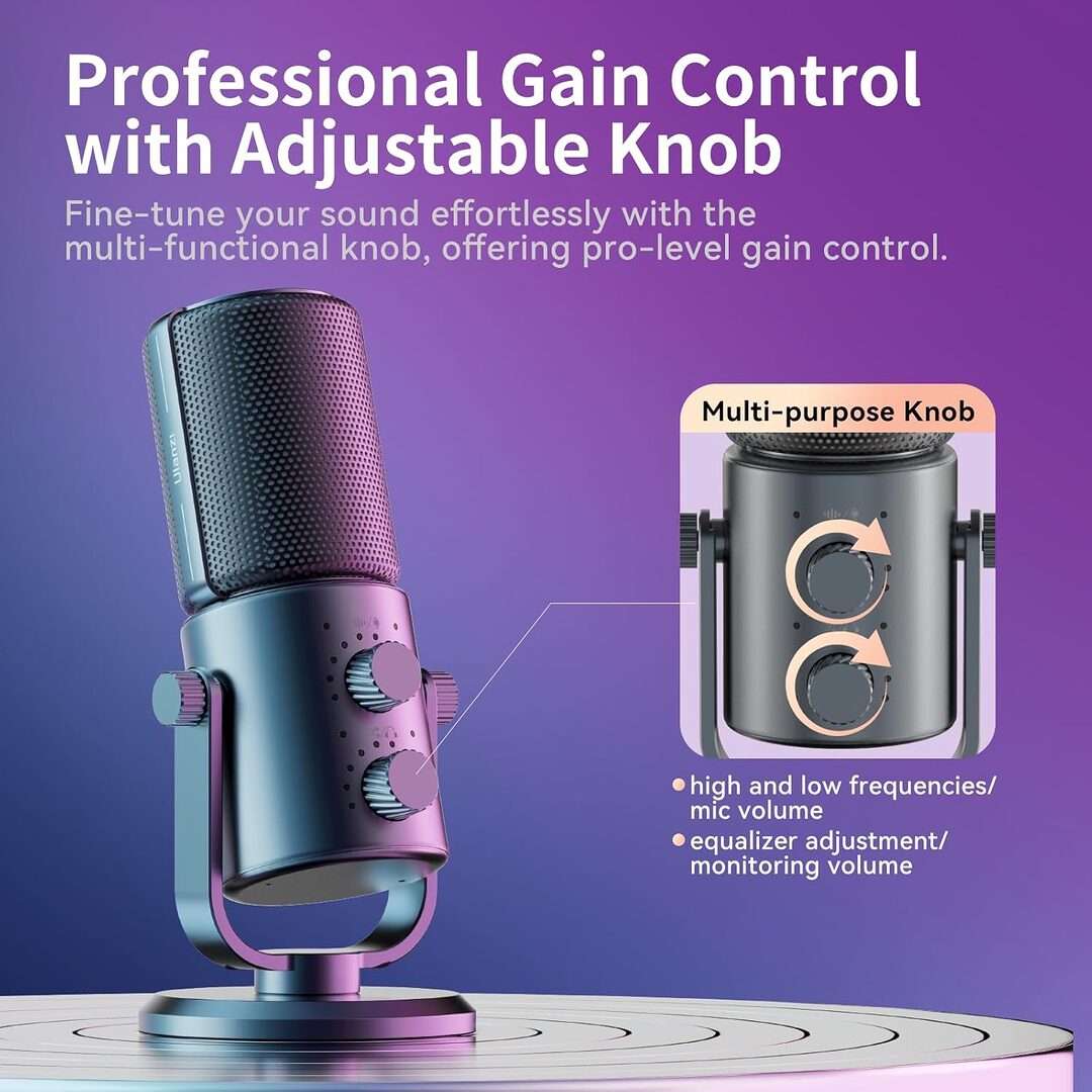 Ulanzi Dcm 05 Usb Desktop Condenser Microphone B Ulanzi Dcm 05 Usb Desktop Condenser Microphone B