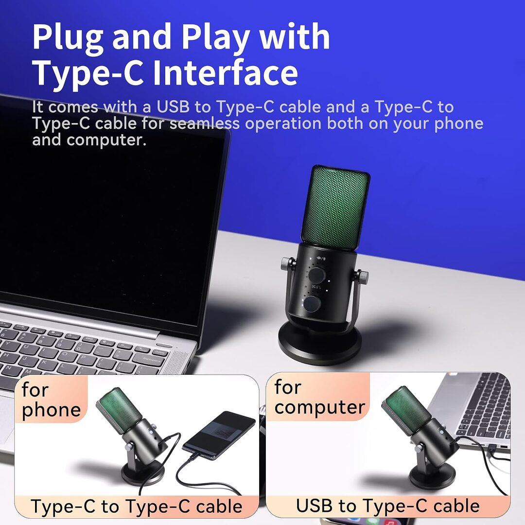 Ulanzi Dcm 05 Usb Desktop Condenser Microphone D Ulanzi Dcm 05 Usb Desktop Condenser Microphone D