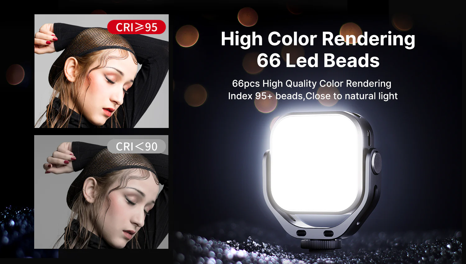 Ulanzi Vijim Vl66 360° Rotatable Led Video Light C