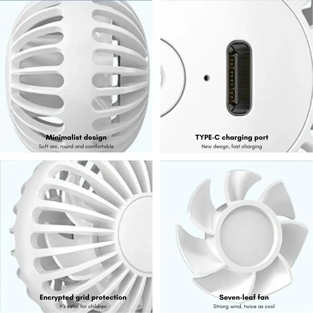 Wiwu Wi Fs08 Handheld Fan C