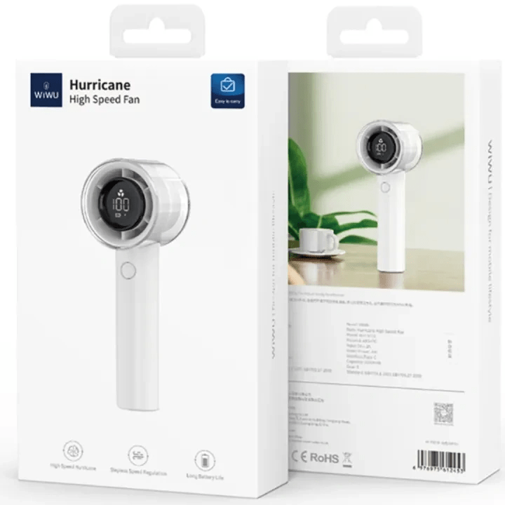 Wiwu Hurricane Wi Fs010 Turbo Portable Fan A