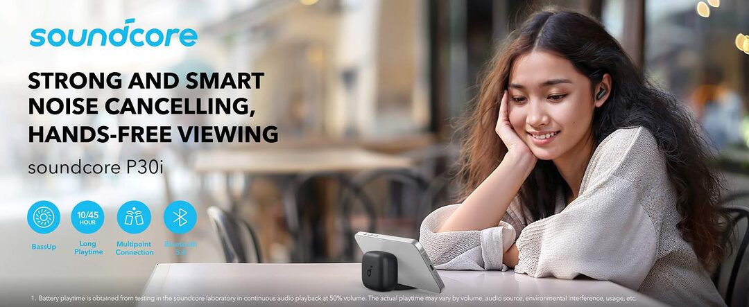 Anker Soundcore P30I Anc True Wireless Earbuds Aa Anker Soundcore P30I Anc True Wireless Earbuds Aa