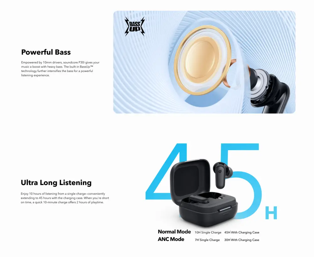 Anker Soundcore P30I Anc True Wireless Earbuds Aq Anker Soundcore P30I Anc True Wireless Earbuds Aq