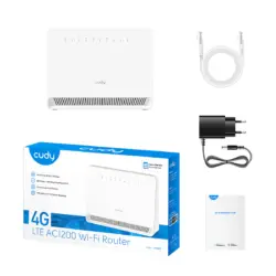 CUDY LT500E 4G AC1200 Wi Fi Router