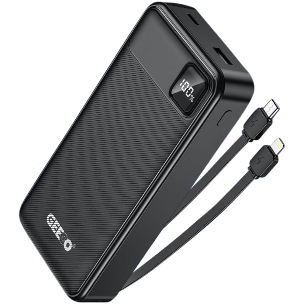 Geeoo P700 20,000Mah 22.5W Power Bank With Type C &Amp;Amp; Lightning Cable A Geeoo P700 20,000Mah 22.5W Power Bank With Type C &Amp;Amp; Lightning Cable A