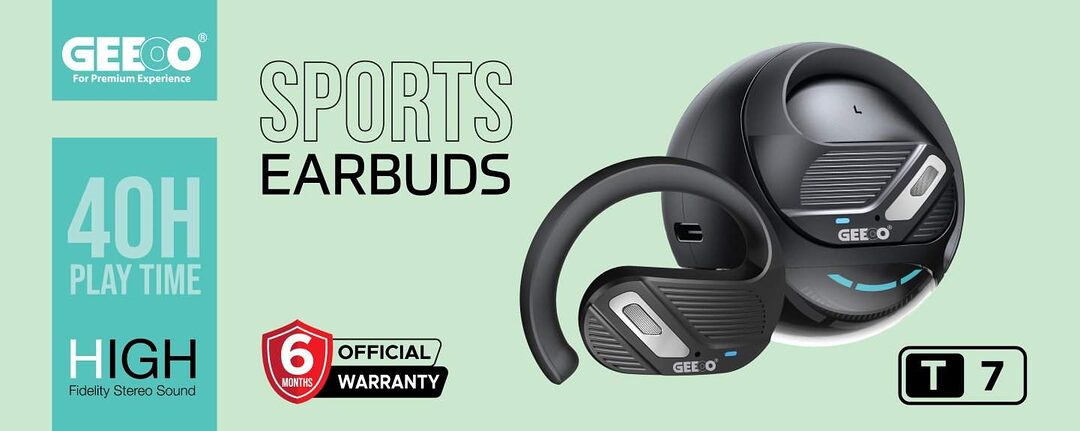 Geeoo T7 Fast Charging Tws With Enc Geeoo T7 Fast Charging Tws With Enc