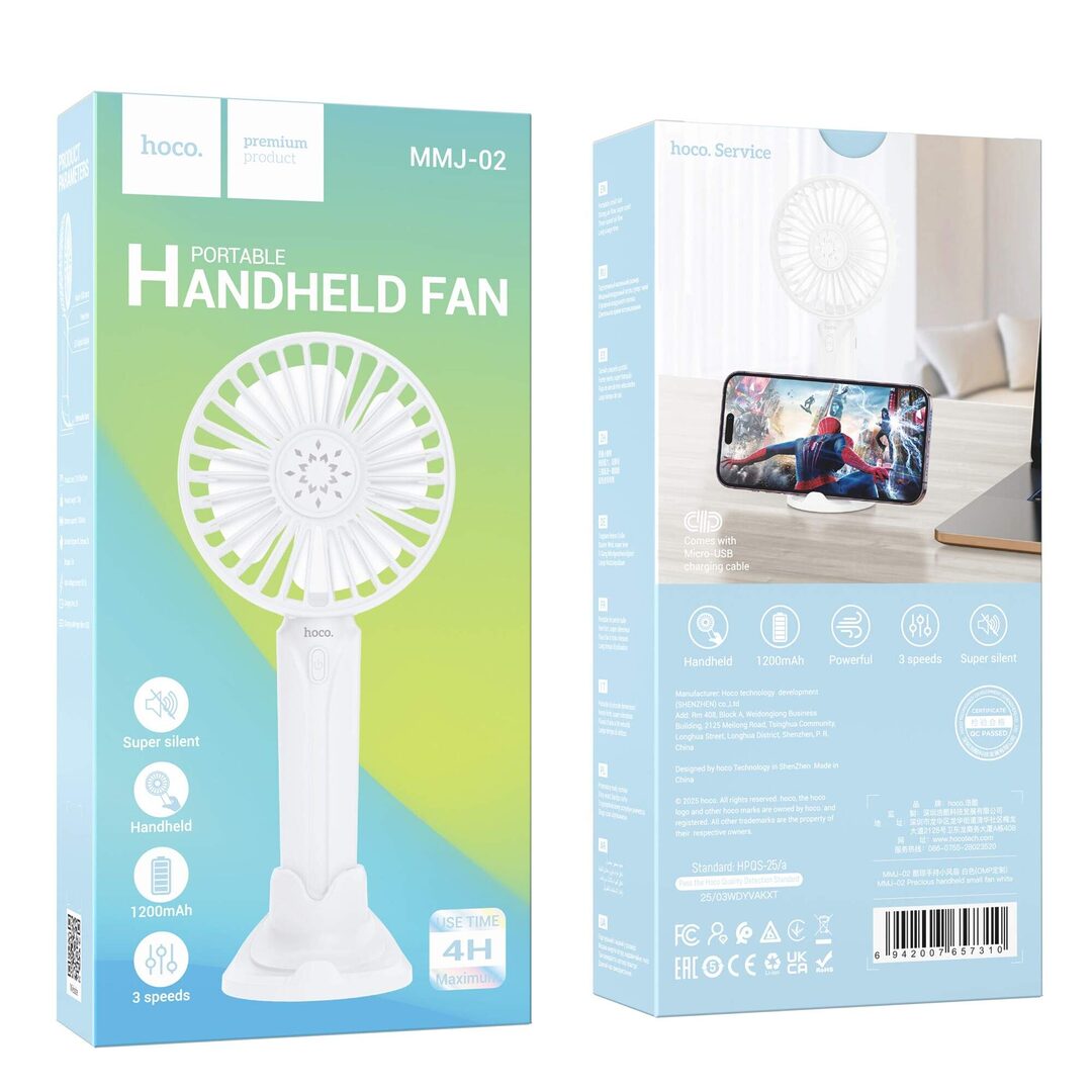 Hoco Mmj02 Portable Handled Fan Q