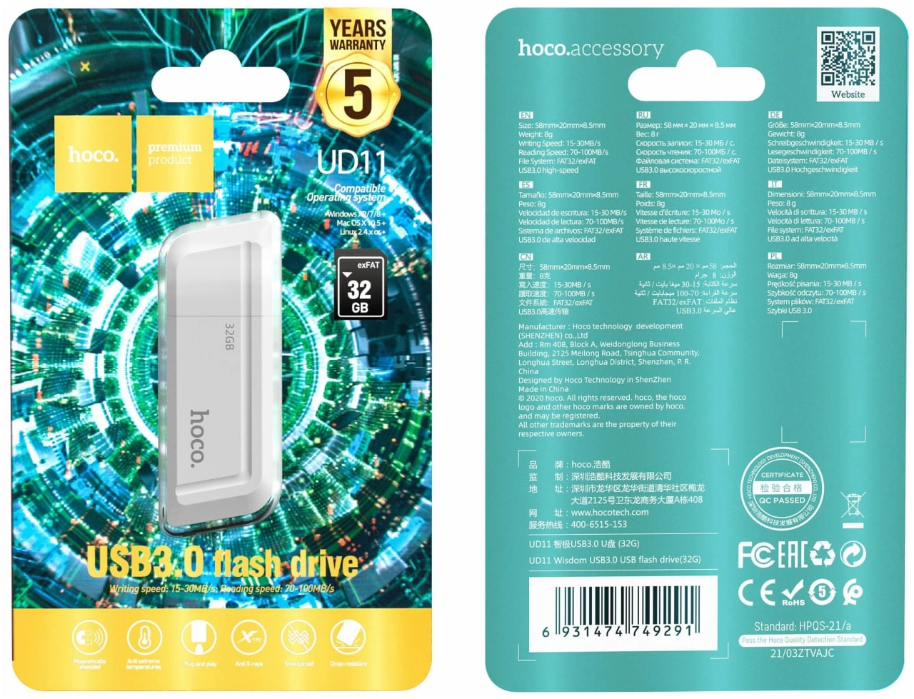 Hoco Ud11 Usb 3 0 Usb Flash Drive 32Gb A