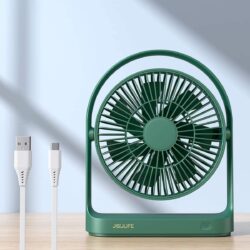 JISULIFE FA19 4000mAH USB Portable Rechargeable Fan