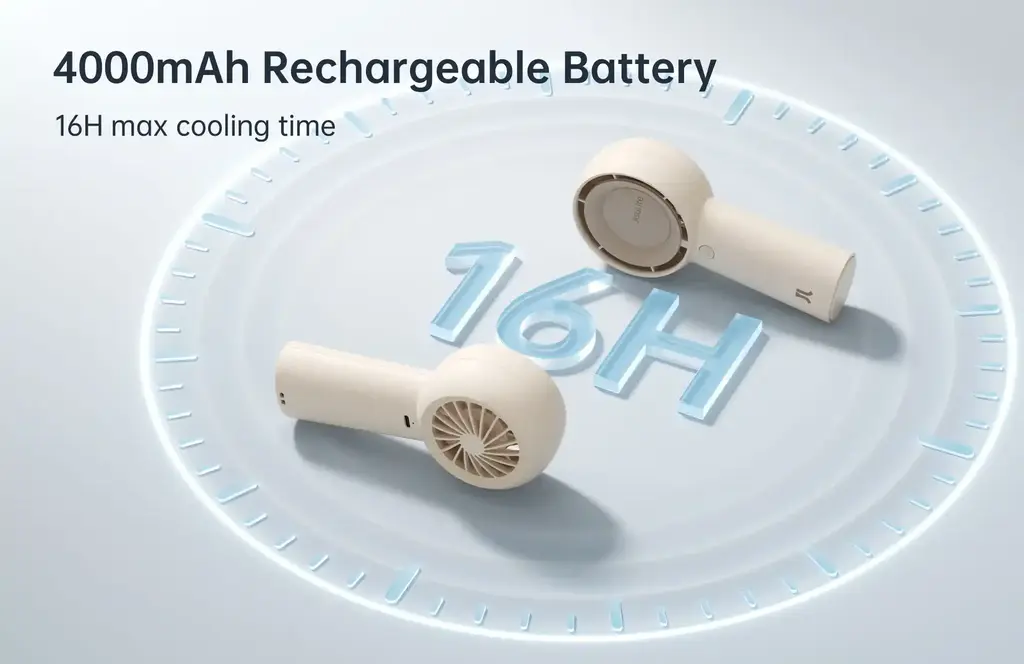 Jisulife Fa43 Handheld Power Turbo Fan 4000Mah V Jisulife Fa43 Handheld Power Turbo Fan 4000Mah V